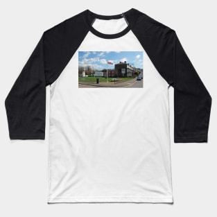 Union jack flying at East Cowes Esplanade, Isle of Wight Baseball T-Shirt